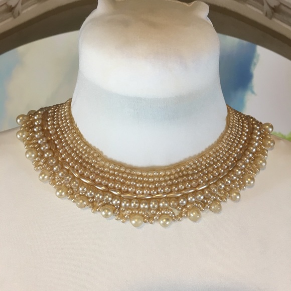 Pretty 1950/'s Vintage Pearl Collar